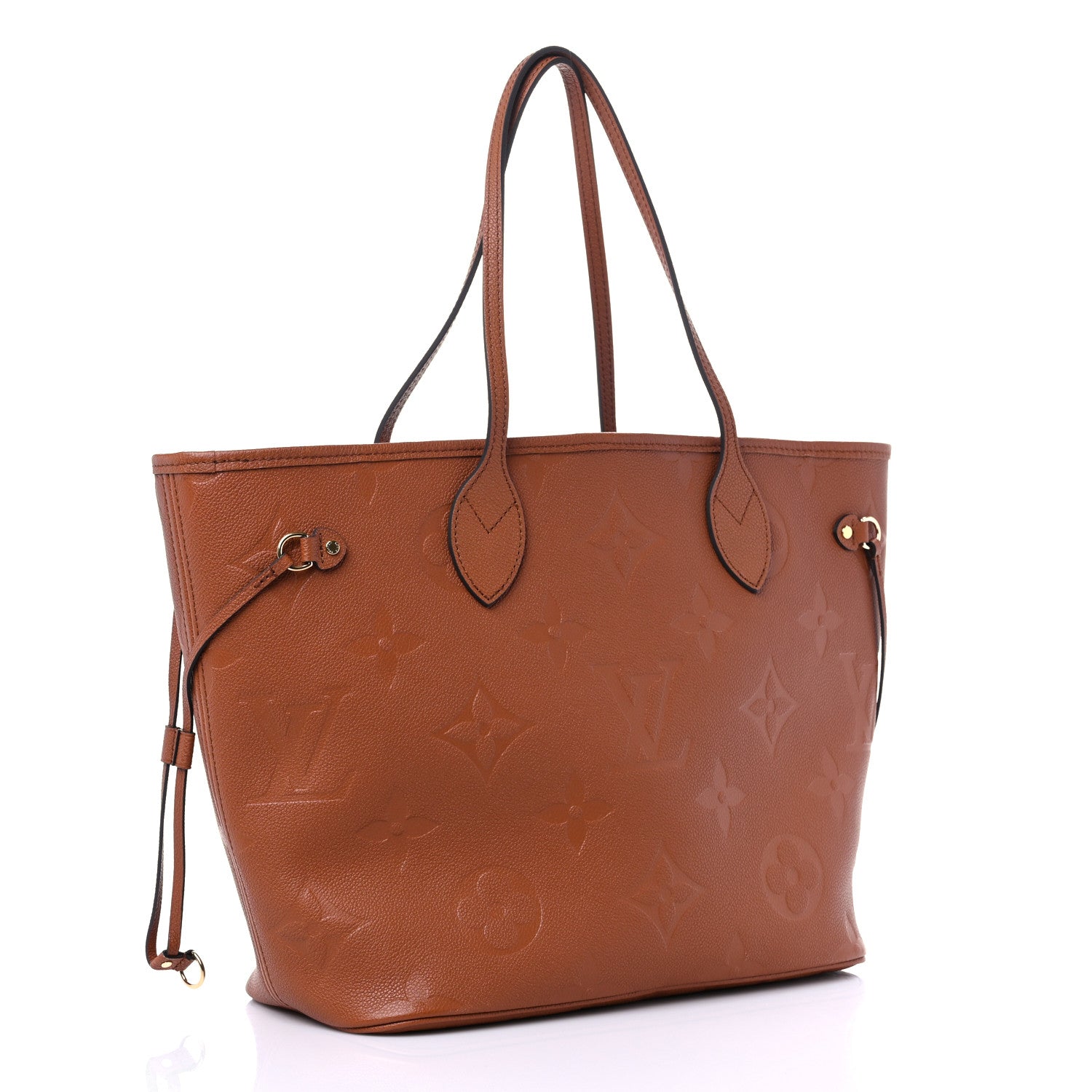 Louis Vuitton Empreinte Monogram Giant Neverfull MM Cognac 4 of 9