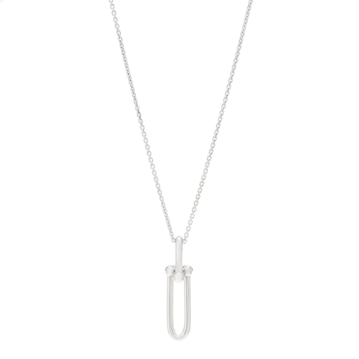 Sterling Silver HardWear Link Pendant Necklace