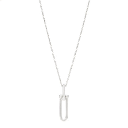 Tiffany Sterling Silver HardWear Link Pendant Necklace 1 of 4