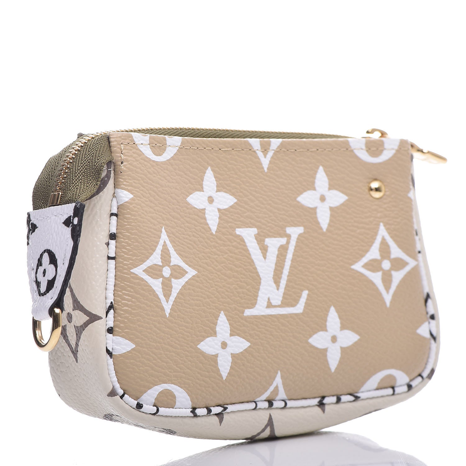 Louis Vuitton Monogram Giant Micro Pochette Accessories Kaki White 3 of 8