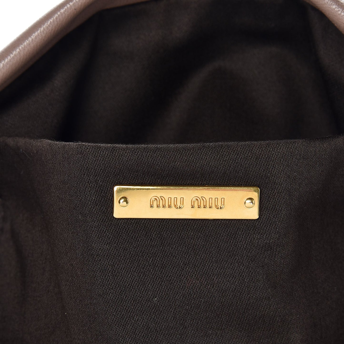 Nappa Matelasse Clutch Cammeo