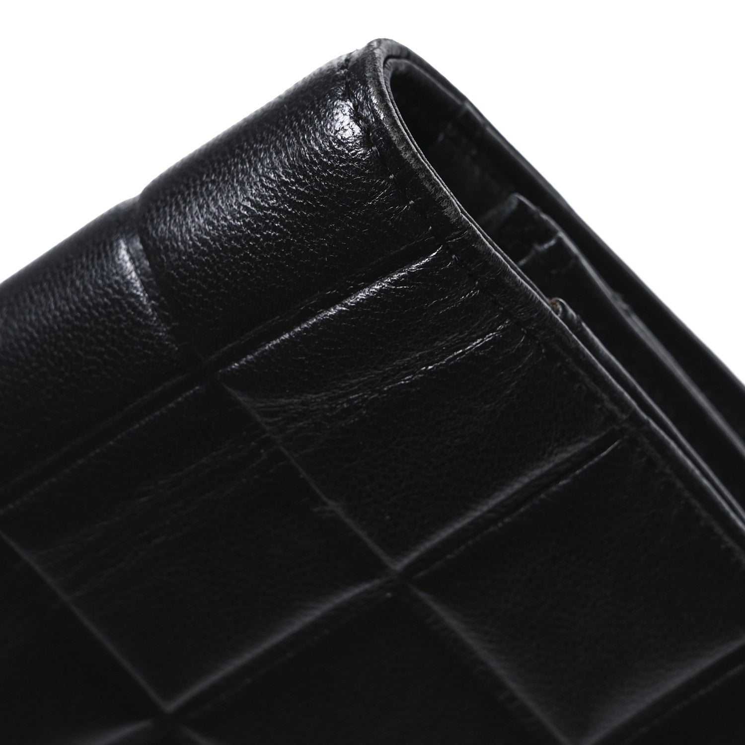 Chanel Lambskin Quilted Chocolate Bar Long Wallet Black 10 of 11