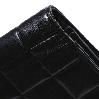 Chanel Lambskin Quilted Chocolate Bar Long Wallet Black 10 of 11