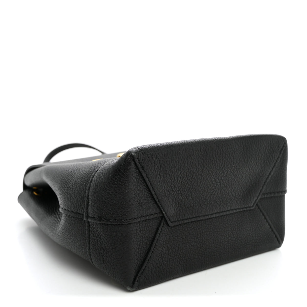Louis Vuitton Calfskin Lockme Mini Backpack Black 4 of 10