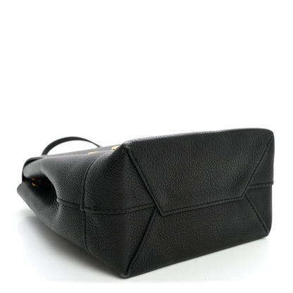 Louis Vuitton Calfskin Lockme Mini Backpack Black 4 of 10