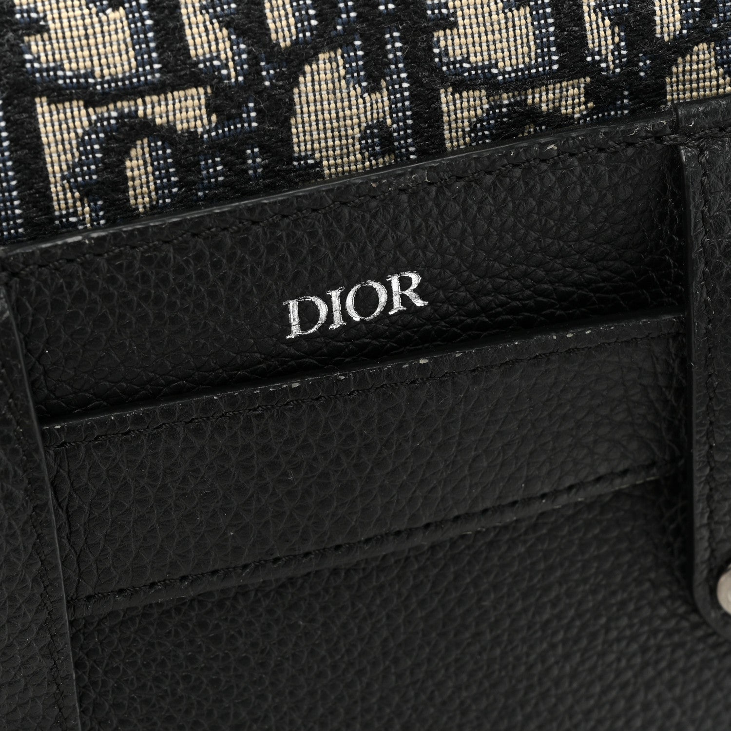 Christian Dior HOMME Oblique Saddle Belt Bag Blue 16 of 16