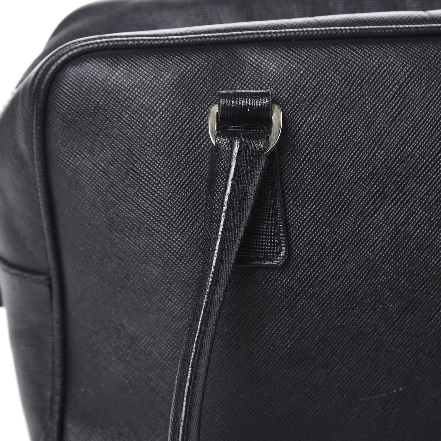 Prada Saffiano Lux Tote Bowler Black 12 of 14