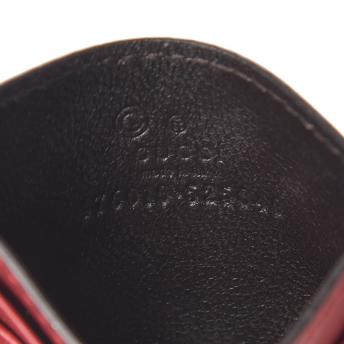 Microguccissima Card Holder Red