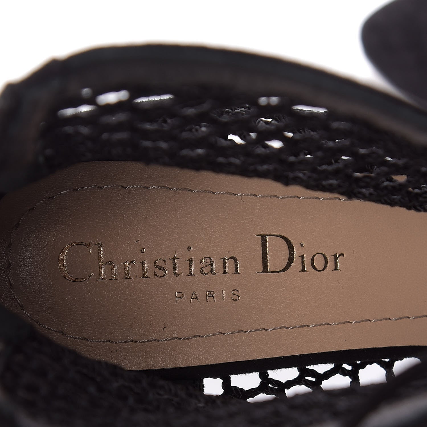 Christian Dior Suede Resille Naughtily-D 30mm Ankle Boots 39 Black 6 of 11