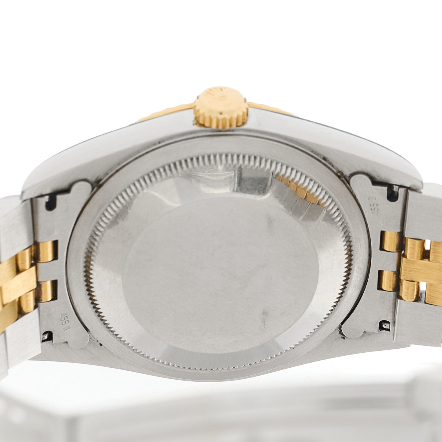 Stainless Steel 18K Yellow Gold Diamond 36mm Oyster Perpetual Datejust Watch Champagne 16233