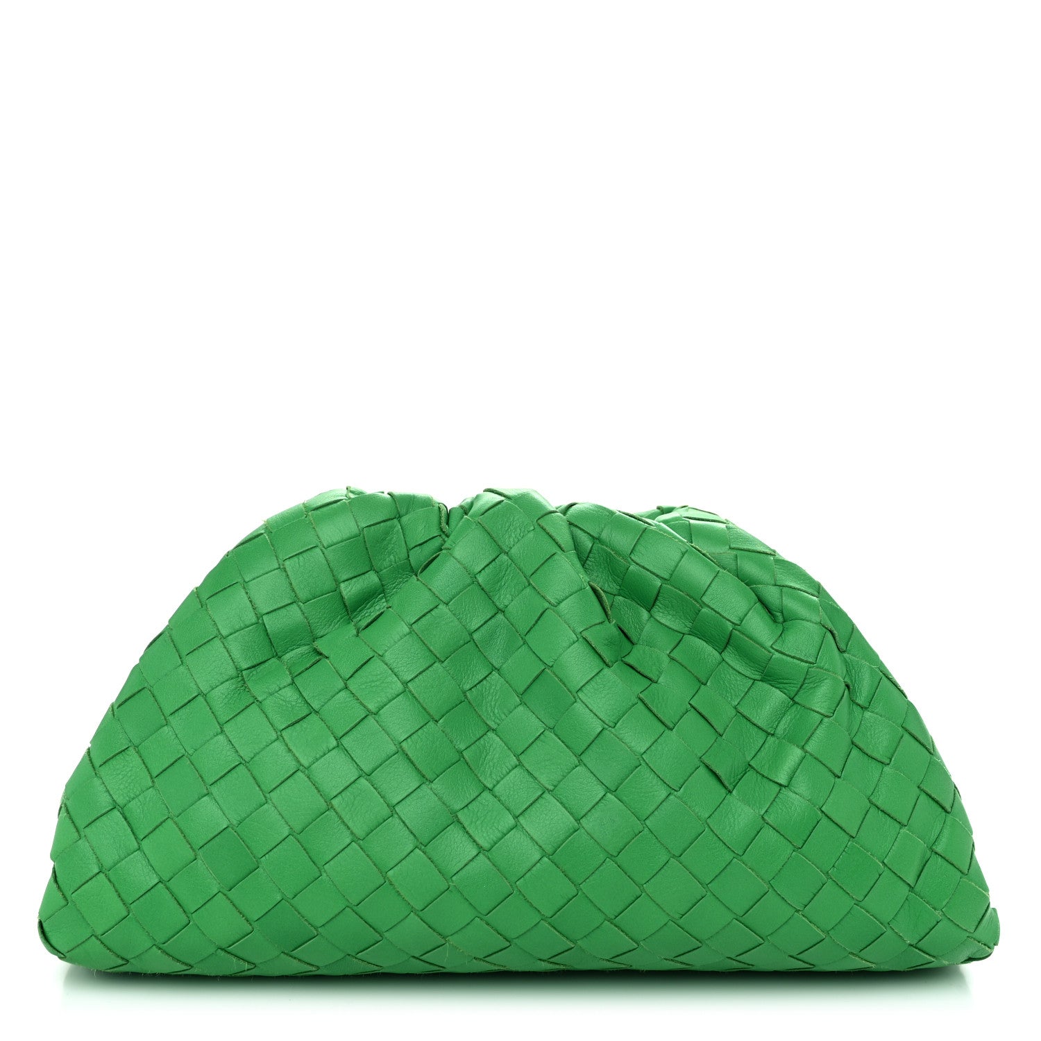 Bottega Veneta Nappa Intrecciato The Mini Pouch Clutch Parakeet 1 of 10