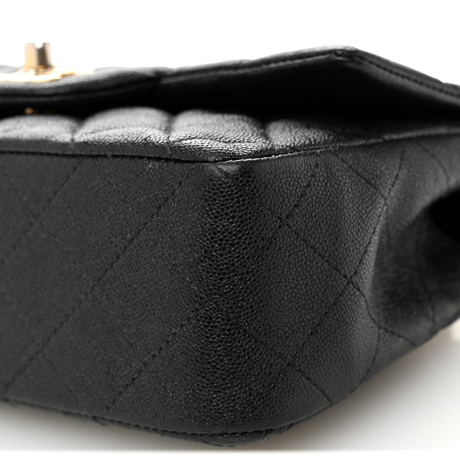 Chanel Caviar Quilted Mini Top Handle Rectangular Flap Black 10 of 10