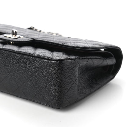 Chanel Caviar Quilted Medium Double Flap Black 7 of 11