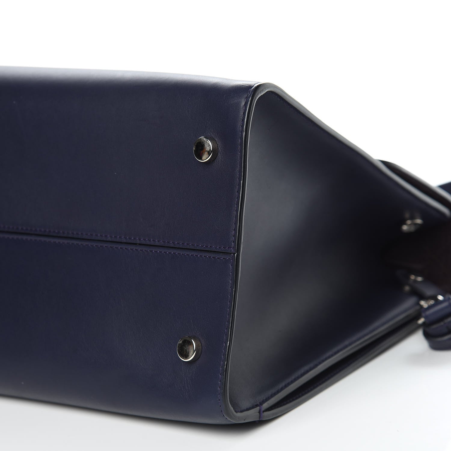 Christian Dior Calfskin Large Diorever Flap Navy 9 of 12