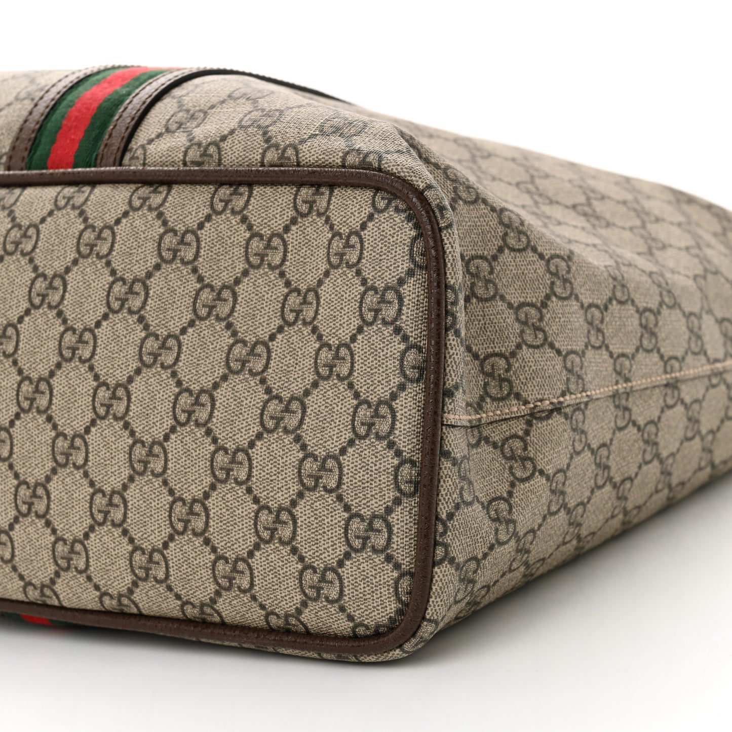 GG Supreme Monogram Web Neo Vintage Tote Beige New Acero Crop