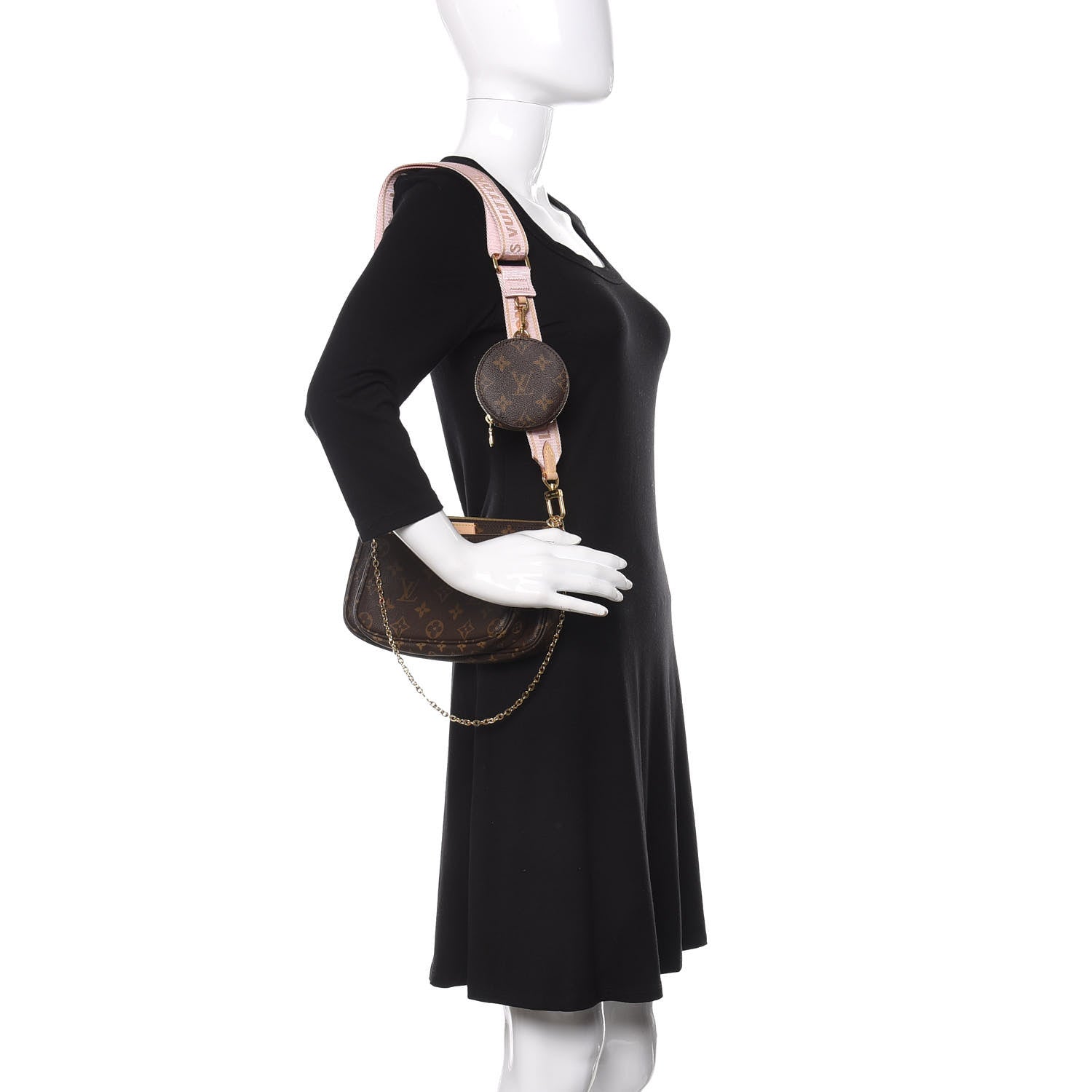 Louis Vuitton Monogram Multi Pochette Accessories Rose Clair 2 of 15