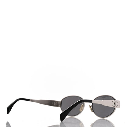 Celine Metal Triomphe 01 Sunglasses CL40235U Silver Black 4 of 7