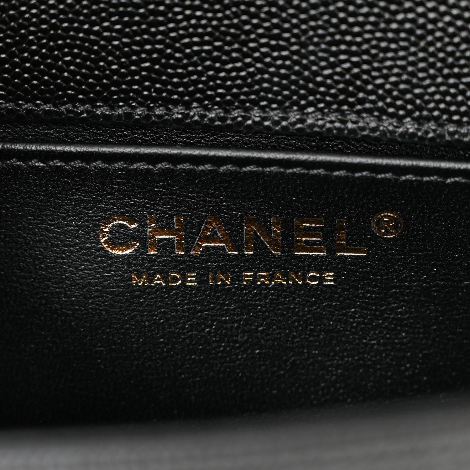 Chanel Caviar Chevron Quilted Small Boy Flap Black 6 of 11