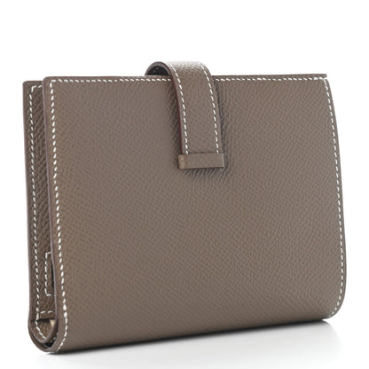 Hermes Epsom Bearn Compact Wallet Etoupe 3 of 6