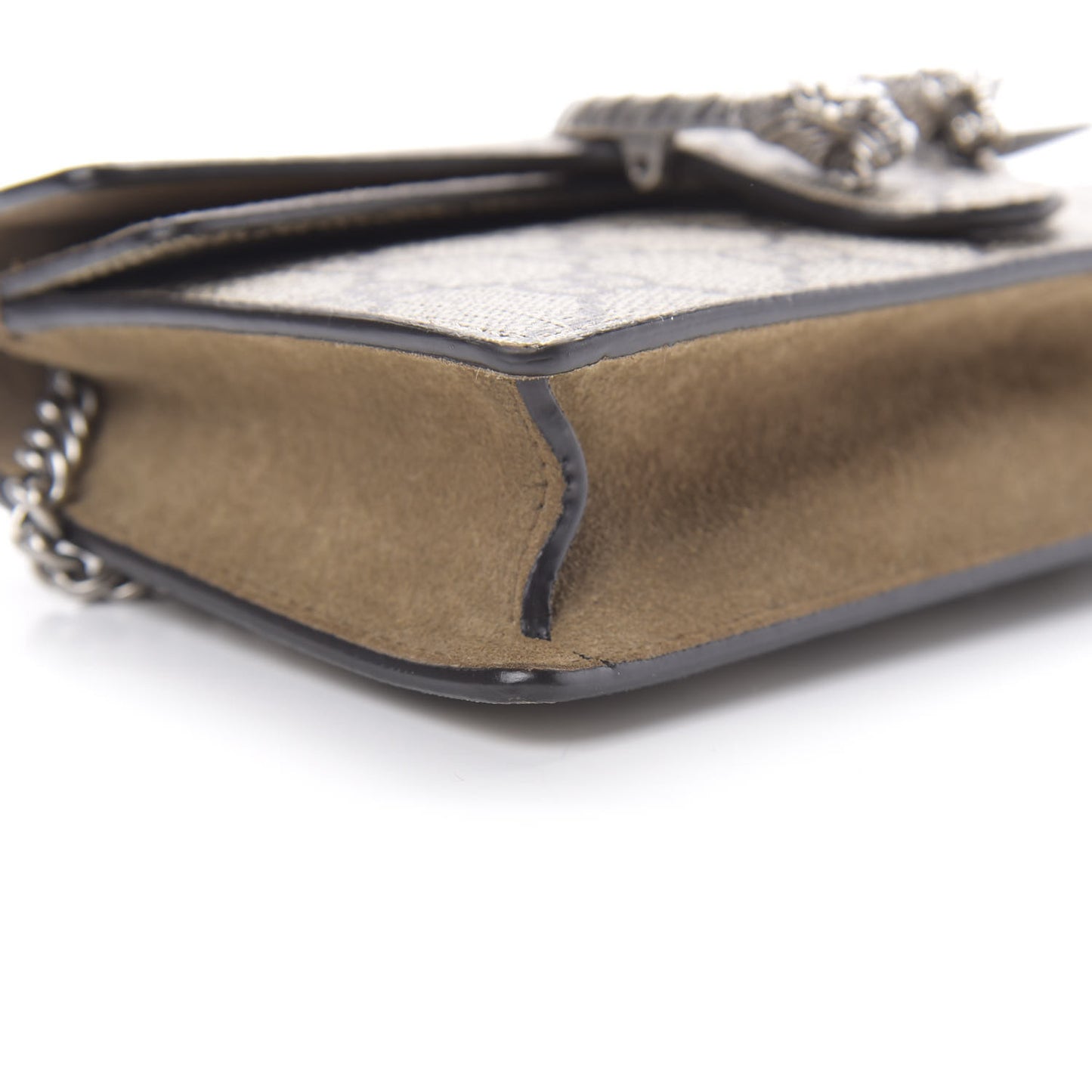 GG Supreme Monogram Super Mini Dionysus Shoulder Bag Taupe