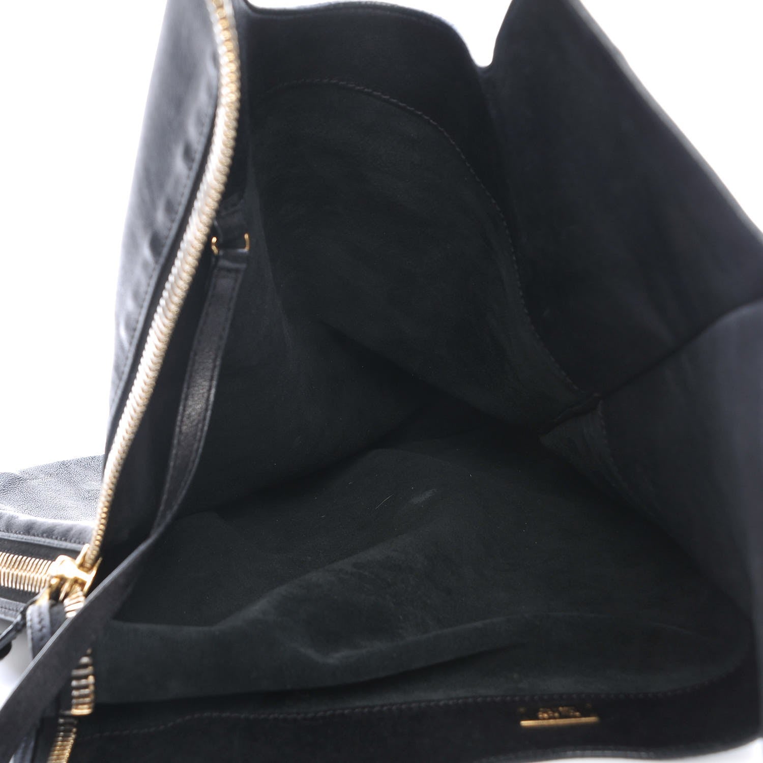 Tom Ford Ramskin Large Alix Padlock Zip Shoulder Bag Black 7 of 10