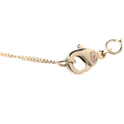 Chanel Crystal CC Pendant Necklace Gold 4 of 5