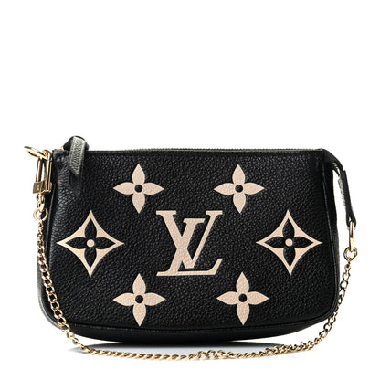 Louis Vuitton Empreinte Monogram Giant Mini Pochette Accessories Black 1 of 7