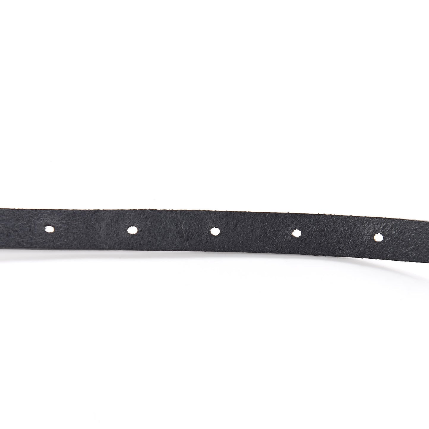 Calfskin Skinny Belt 92 Black