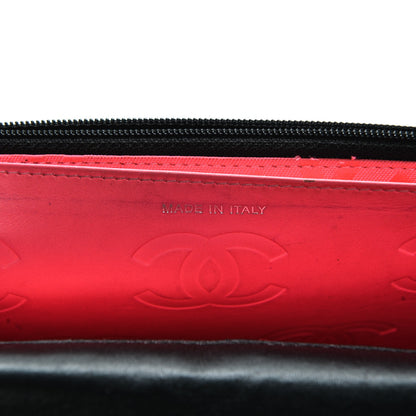 Chanel Calfskin Quilted Cambon Wallet On Chain WOC Black 7 of 10