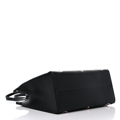 Louis Vuitton Empreinte Monogram Giant Onthego MM Black Beige 4 of 11