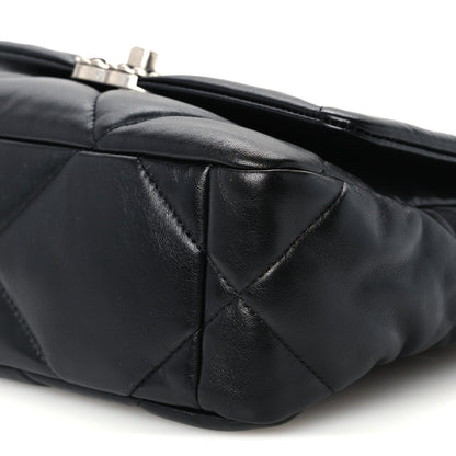 Chanel Lambskin Quilted Medium Chanel 19 Flap Black 10 of 10