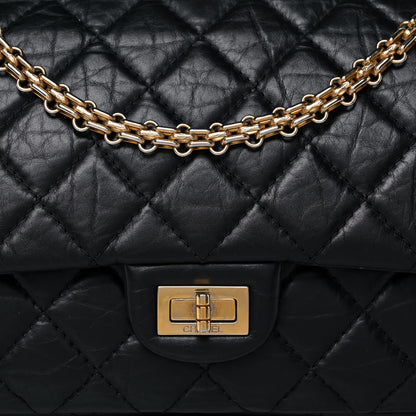 Chanel Aged Calfskin Quilted 2.55 Reissue 226 Flap Black 8 of 11
