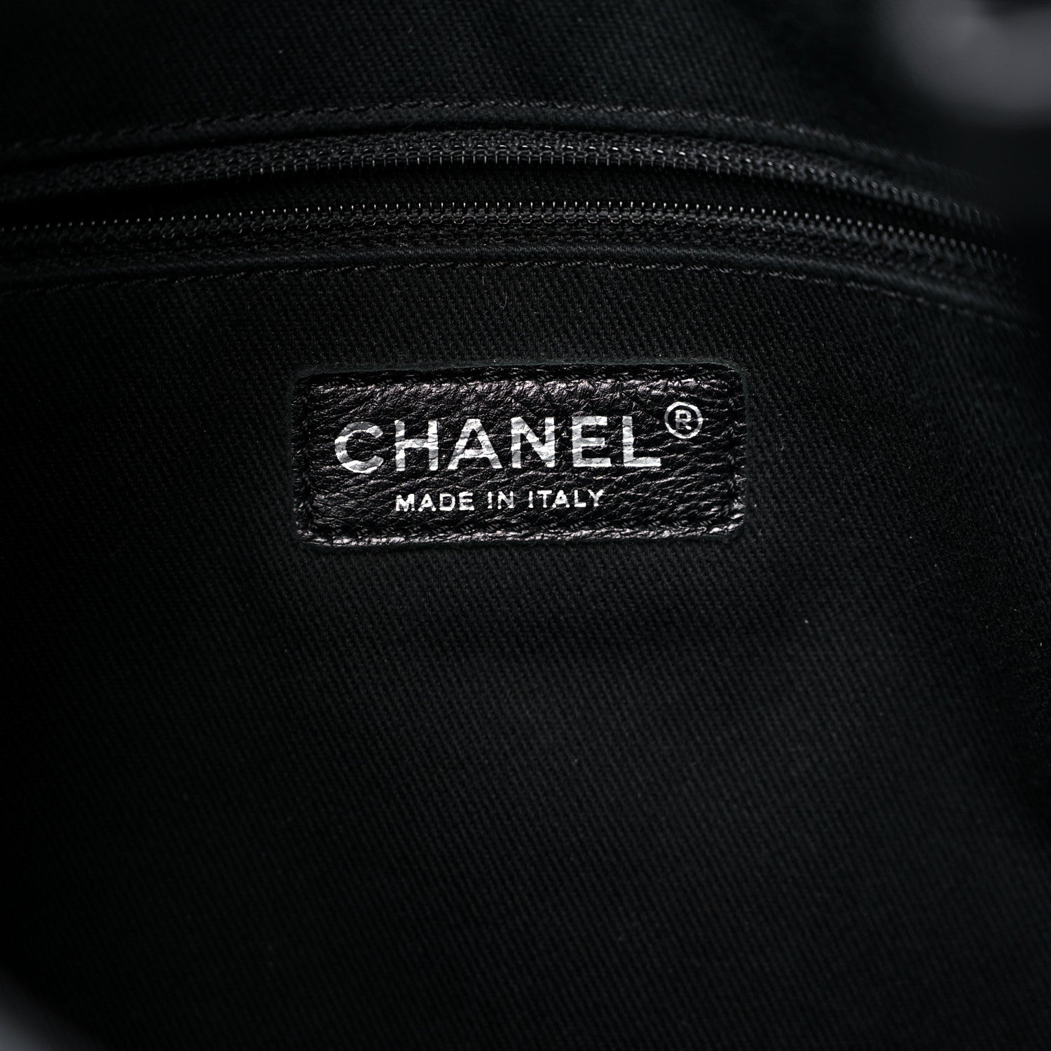 Chanel Calfskin Perforated Up In The Air Tote Black 6 of 12