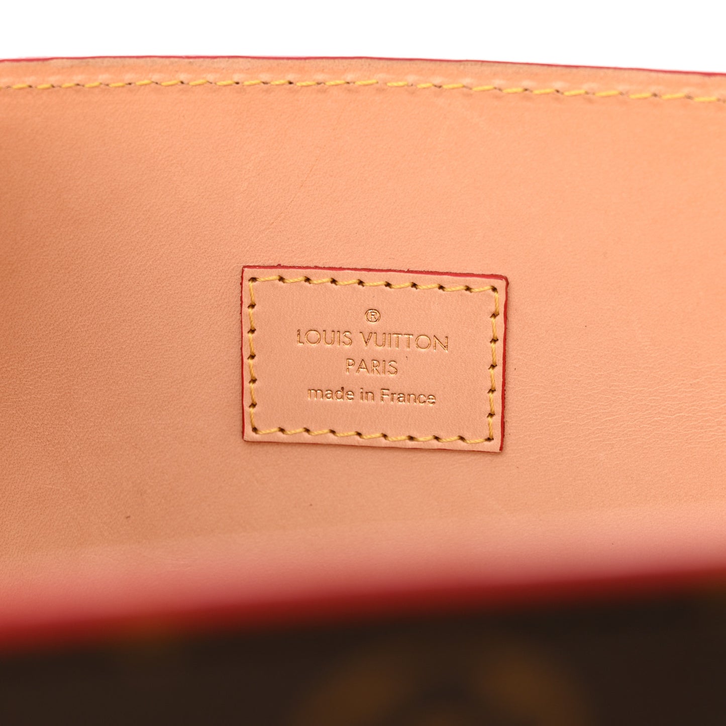 Monogram Calf Hair Spikes Iconoclasts Christian Louboutin Tote Red