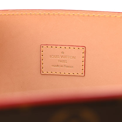 Louis Vuitton Monogram Calf Hair Spikes Iconoclasts Christian Louboutin Tote Red 6 of 17