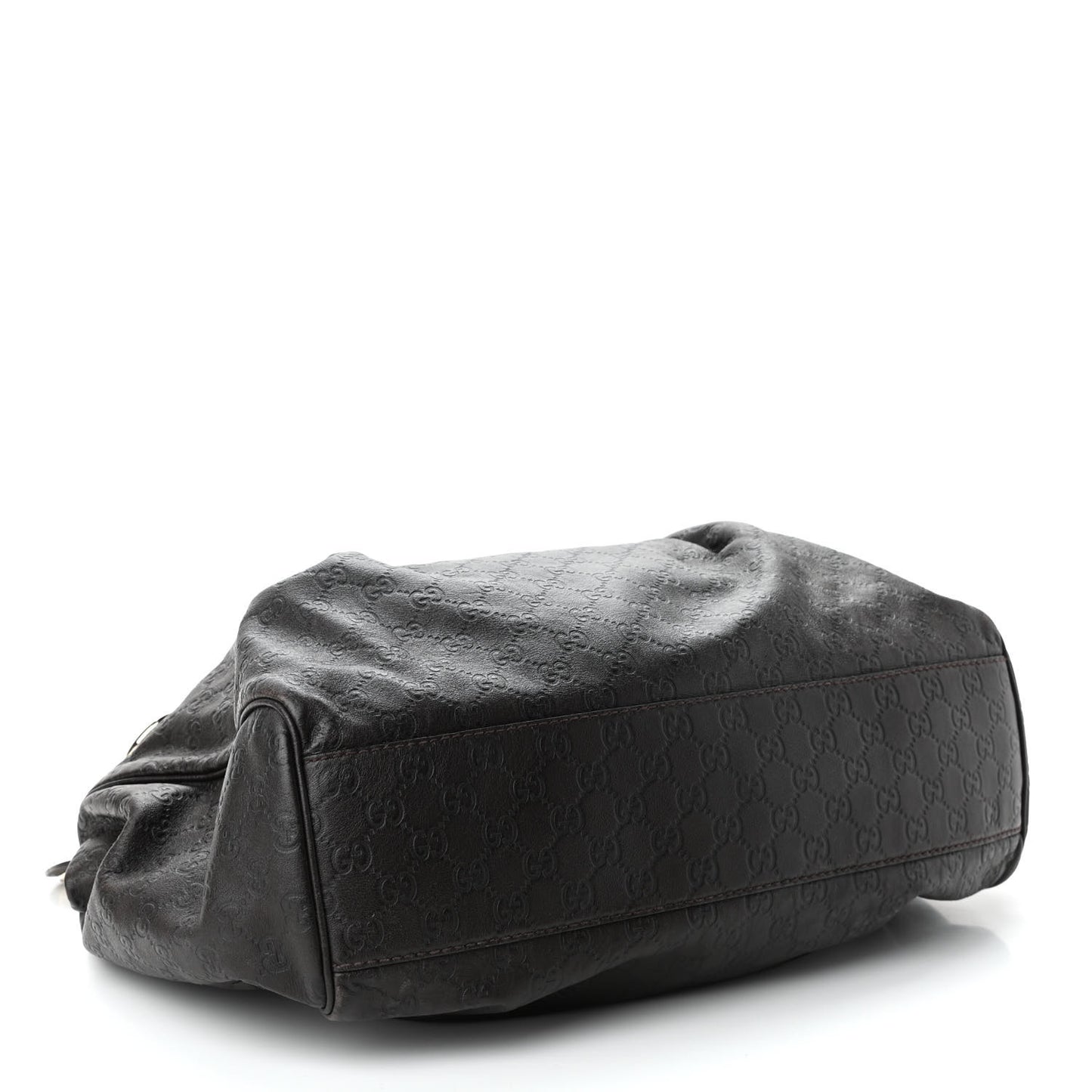 Guccissima Vitello Tender Large Sukey Tote Testa di Moro