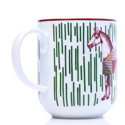 Hermes Porcelain Hippomobile Mug 2 of 6