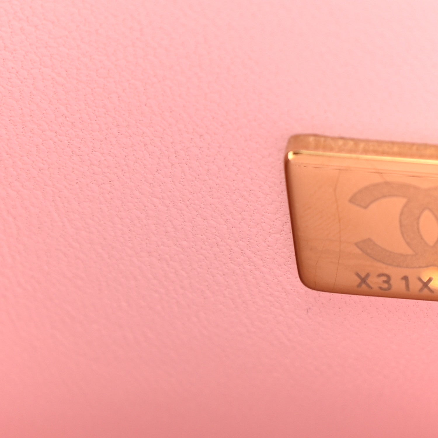 Chanel Caviar Chevron Quilted Medium Boy Flap Light Pink 6 of 10