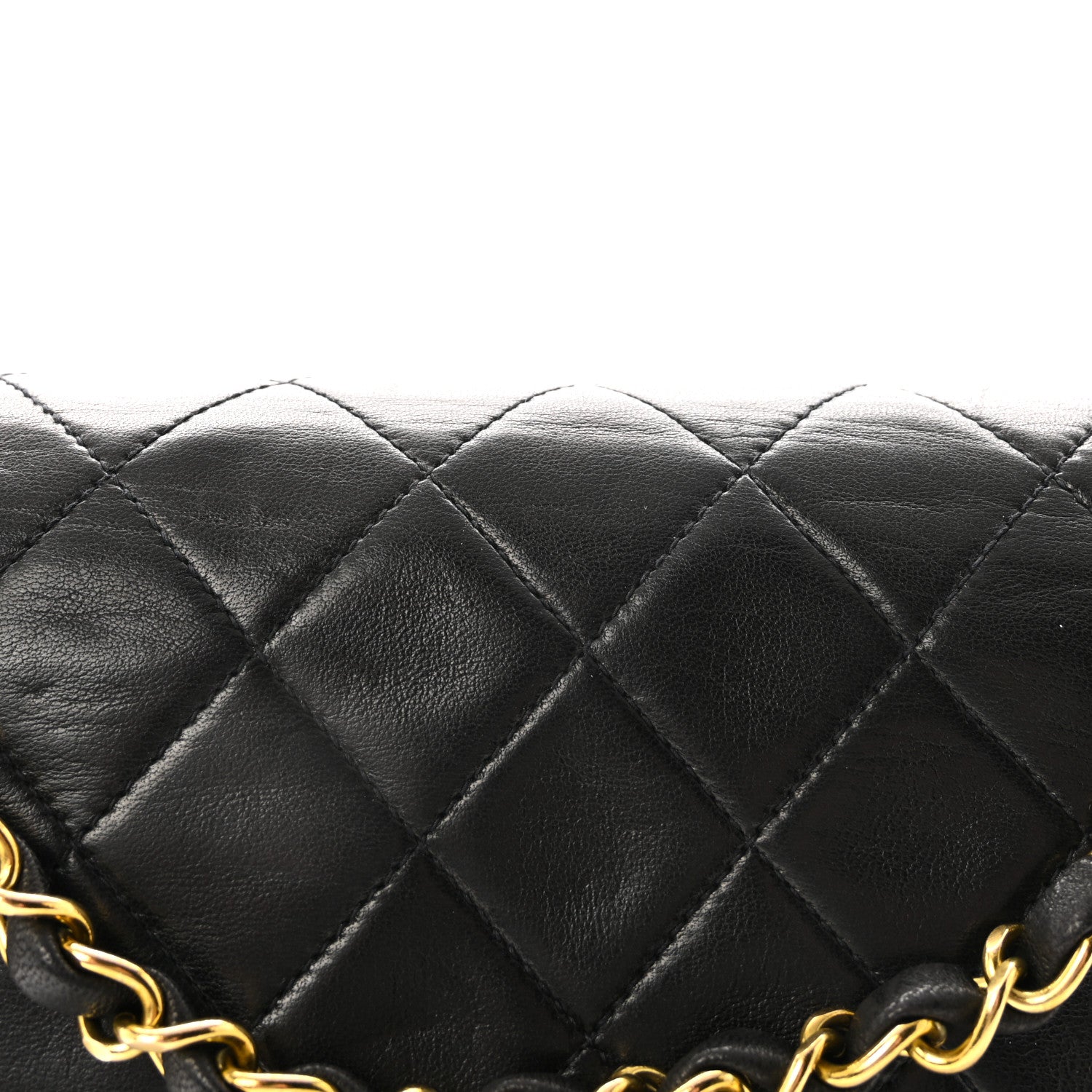 Chanel Lambskin Quilted Small Double Flap Black 8 of 10