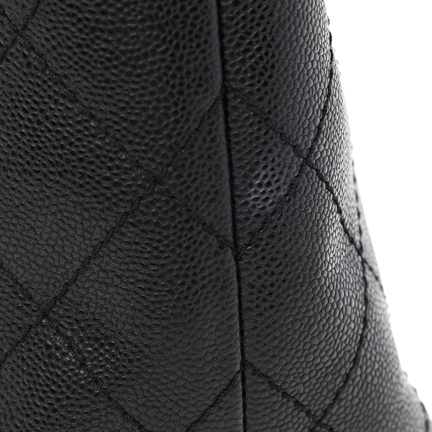 Chanel Grained Calfskin Shopping Fever Tote Black 13 of 14