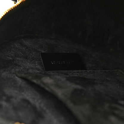 Celine Smooth Calfskin Cuir Triomphe Oval Bag Black 6 of 11