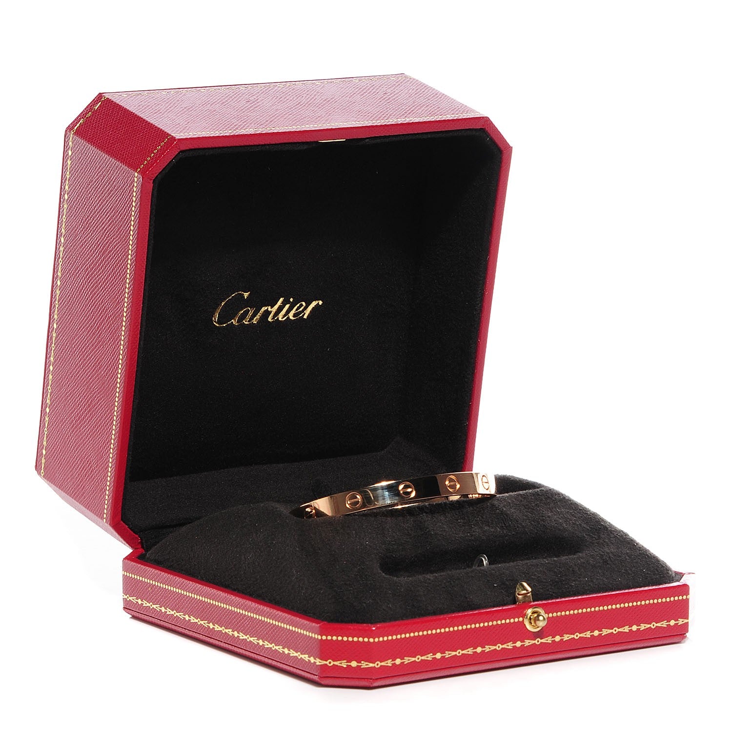 Cartier 18K Pink Gold LOVE Bracelet 17 6 of 6
