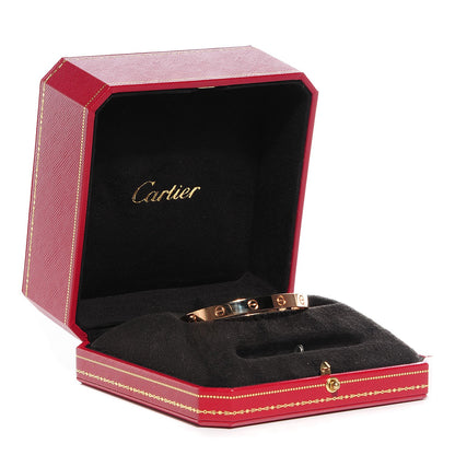 Cartier 18K Pink Gold LOVE Bracelet 17 6 of 6