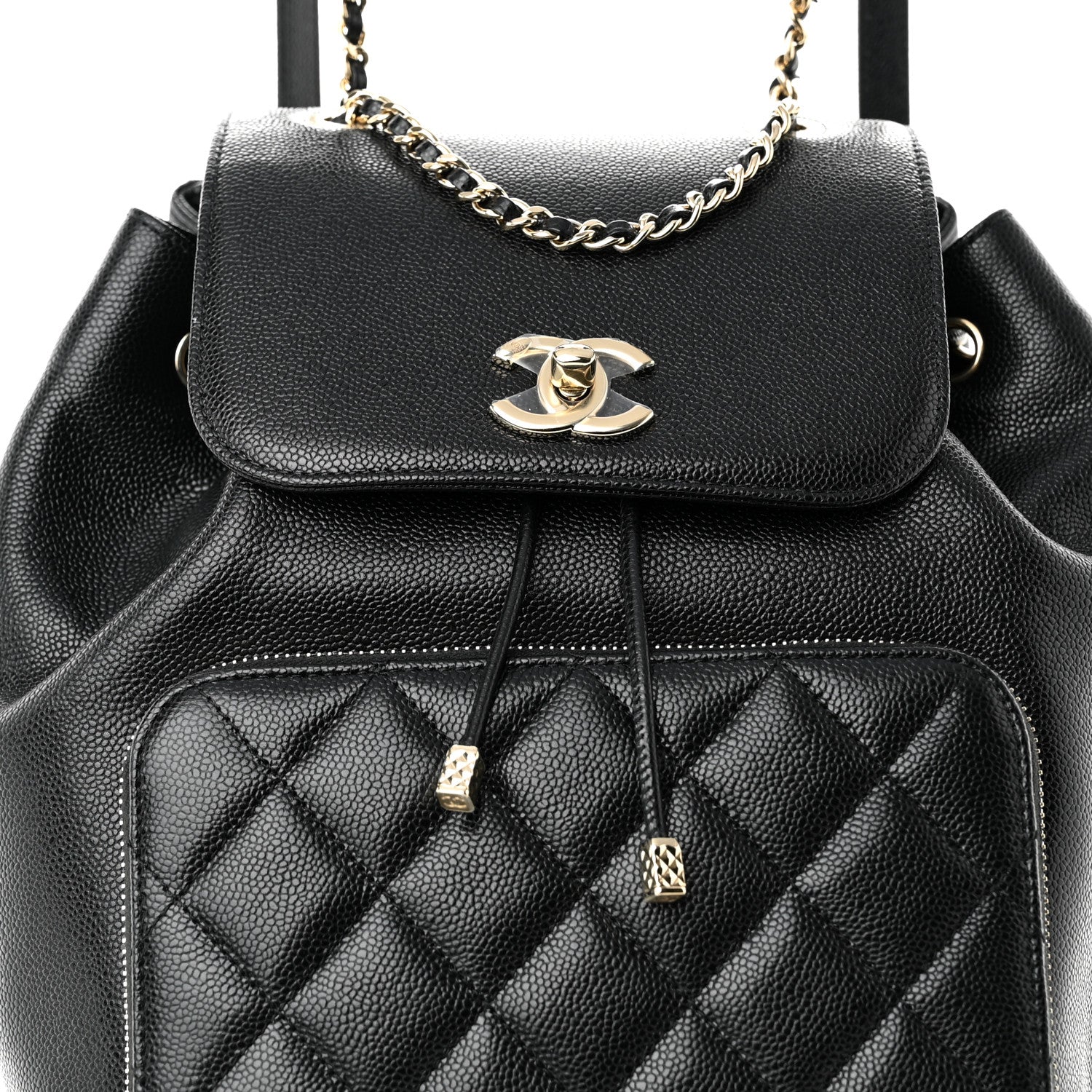 Chanel Caviar Quilted Business Affinity Backpack Black 8 of 11