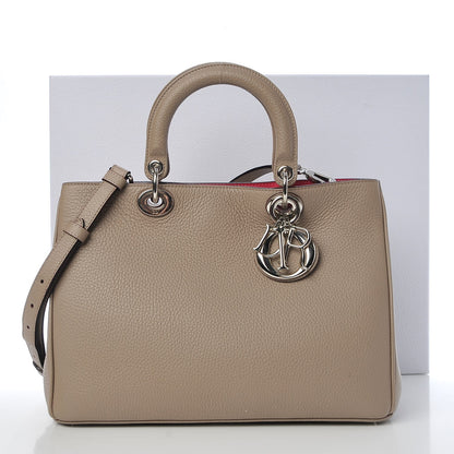 Christian Dior Bullcalf Medium Diorissimo Tourterelle 10 of 11