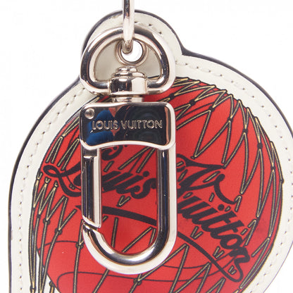 Louis Vuitton Damier Graphite Map Illustre Balloon Bag Charm Key Holder 3 of 5