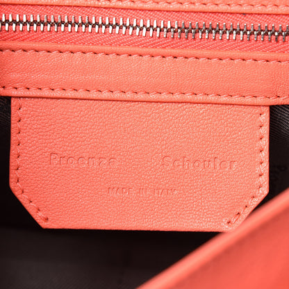 Proenza Schouler Lambskin Tiny PS1 Satchel Neon Coral 6 of 8