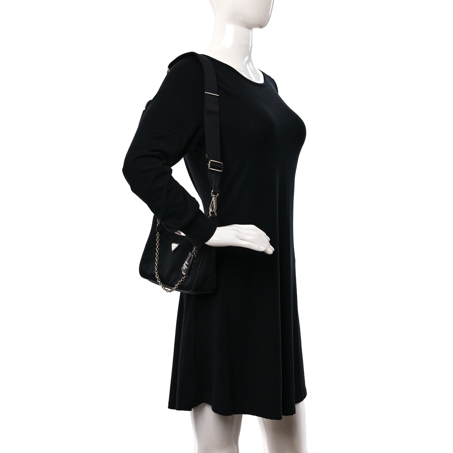 Nylon Re-Edition 2005 Shoulder Bag Black