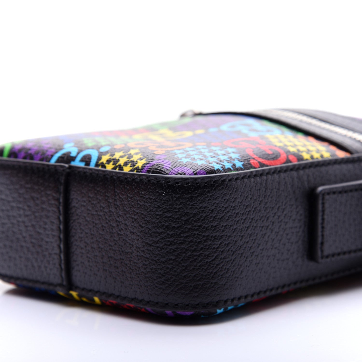 Gucci GG Supreme Monogram Psychedelic Messenger Bag Black 7 of 12