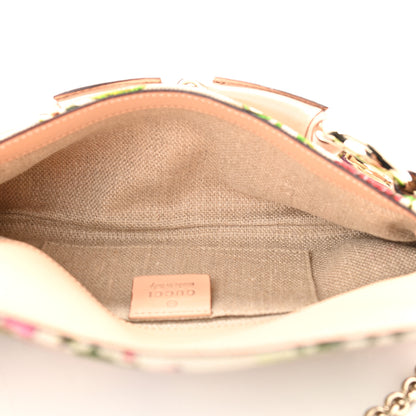 Gucci Canvas Flora Floral Horsebit Clutch 5 of 11
